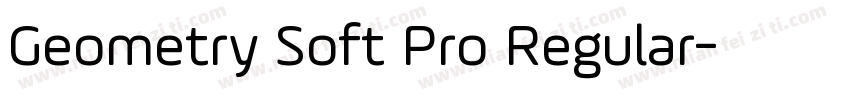 Geometry Soft Pro Regular字体转换
